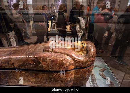 Turin, Italie 29/05/2016: Musée égyptien. © Andrea Sabbadini Banque D'Images