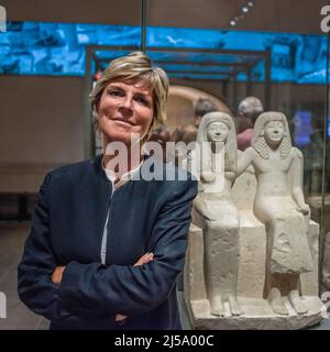 Turin, Italie 5/29/2016: Evelina Christillin, Présidente de la Fondation du Musée des antiquités égyptiennes de Turin. © Andrea Sabbadini Banque D'Images