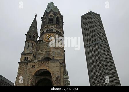 Eglise du souvenir Kaiser Wilhelm - Berlin, Allemagne Banque D'Images