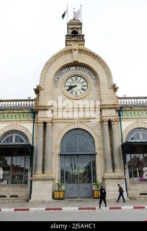 La gare centrale d'Antananarivo, Madagascar. Banque D'Images