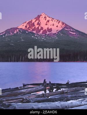 Mt McLoughlin, Cascade Range, Oregon Banque D'Images