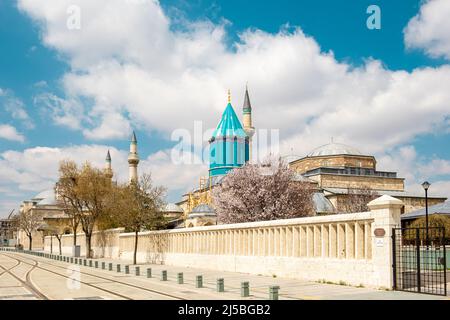 Musée Mevlana et Tombeau Mevlana à Konya Turquie Banque D'Images