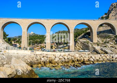 Viaduc de la Vesse le Rove Marseille France Paca 13 Banque D'Images