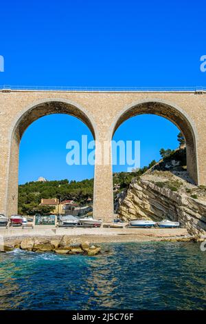 Viaduc de la Vesse le Rove Marseille France Paca 13 Banque D'Images