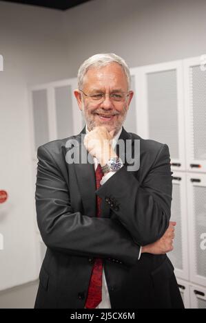 09 décembre 2019, Singapour, République de Singapour, Asie - Portrait de Peter Meinshusen, président régional d'Evonik Asie-Pacifique Sud de la société chimique allemande Evonik Industries AG, lors d'une interview pour WirtschaftsWoche au Centre de recherche Evonik Asie à Biopolis, site de recherche internationale et pionnière à Singapour. [traduction automatique] Banque D'Images