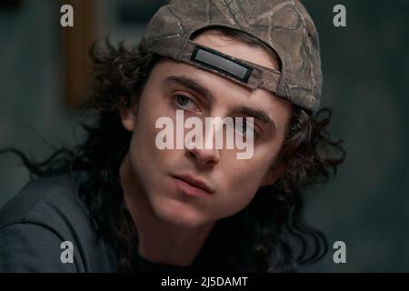 Ne cherchez pas l'année : 2021 USA Directeur : Adam McKay Timothée Chalamet Banque D'Images