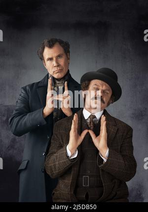 Holmes & Watson année : 2018 USA Directeur : ETAN Cohen John C. Reilly, Will Ferrell Poster (Key Art) Banque D'Images