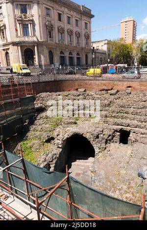 L'amphithéâtre de Catane est un amphithéâtre romain de Catane, en Sicile, dans le sud de l'Italie, construit à l'époque romaine impériale. (129) Banque D'Images