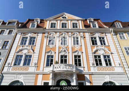 Napoleon-Haus, 1717 ,Barockhaus ,Obermarkt, Görlitz, Oberlaussitz, Sachsen, Deutschland |Maison Napoléon, 1717 Maison baroque, Goerlitz, saxogne, allemand Banque D'Images