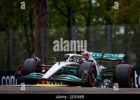 Imola, Italie. 22nd avril 2022. Pendant la Formule 1 Grand Premio del Made in Italy e dell'Emilia-Romagna 2022, 4th ronde du Championnat du monde de Formule 1 2022 de la FIA, sur le circuit Imola, du 22 au 24 avril 2022 à Imola, Italie - photo: Florent Gooden/DPPI/LiveMedia crédit: Independent photo Agency/Alay Live News Banque D'Images