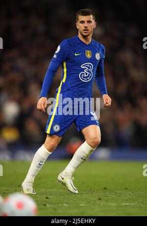 Londres, Royaume-Uni. 20 avril 2022 - Chelsea c. Arsenal - Premier League - Stamford Bridge Mason Mount lors du match de la Premier League à Stamford Bridge, Londres. Crédit photo : © Mark pain / Alamy Live News Banque D'Images