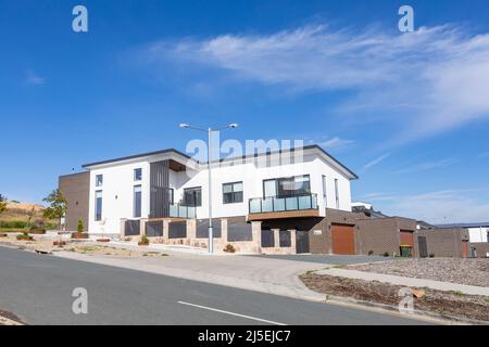 Canberra, nouvelles maisons construites dans la nouvelle banlieue de Denman Prospect à Canberra, TERRITOIRE DE LA CAPITALE AUSTRALIENNE, Australie Banque D'Images