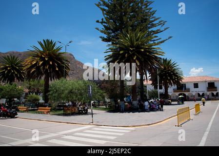 Plaza de Armas Urubamba Banque D'Images