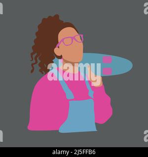 jeune fille assise sur la planche à roulettes. pilote sport illustration vectorielle. motif t-shirt. Illustration de Vecteur