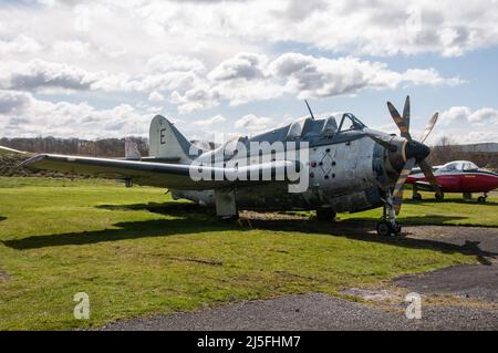 Musée de l'aviation de Solway - Fairey Gannet ECM6 XA459 Banque D'Images