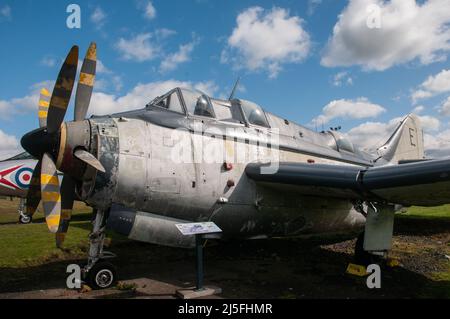 Musée de l'aviation de Solway - Fairey Gannet ECM6 XA459 Banque D'Images