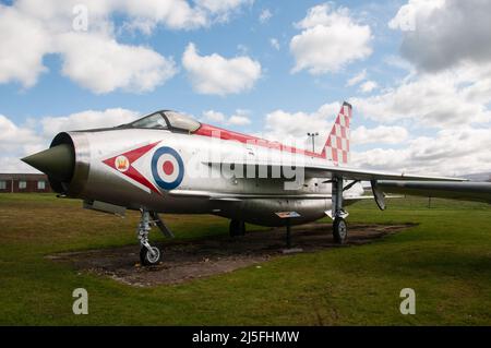 Musée de l'aviation de Solway - Anglais Electric Lightning F53 ZF583 Banque D'Images