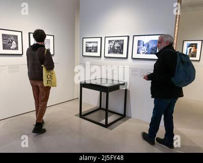 « Femmes, photographes de guerre », Musée de la libération, Paris, France Banque D'Images