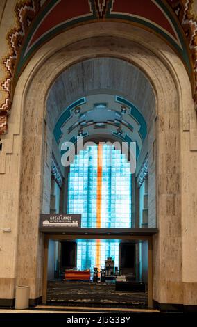 The Guardian Building Landmark gratte-ciel 500 Griswold Street, Detroit, Michigan, États-Unis Banque D'Images