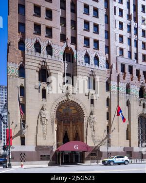 The Guardian Building Landmark gratte-ciel 500 Griswold Street, Detroit, Michigan, États-Unis Banque D'Images