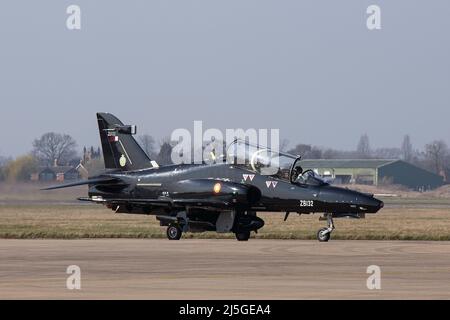 ZB132 British Aerospace Hawk T.2 Qatar Air Force à RAF Leeming 21st mars 2022 Banque D'Images