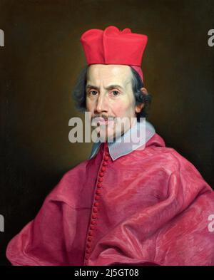Portrait du cardinal Marco Gallo par il Baciccio (Giovanni Battista Gaulli : 1639-1709), huile sur toile, c.1681-83 Banque D'Images