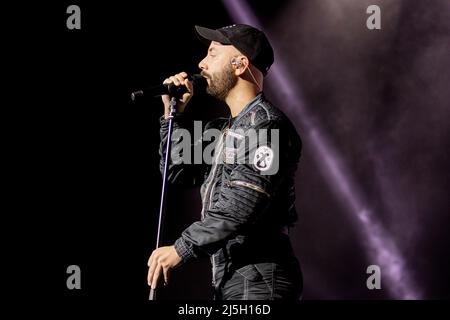 Alcatraz club Italie 21 avril 2022 concert Woodkid à Milan © Andrea Ripamonti / Alamy Banque D'Images