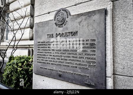 Le Dorilton est un bâtiment phare des Beaux-arts situé sur le Upper West Side, New York City, USA 2022 Banque D'Images