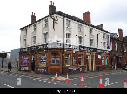 Sheffield, Angleterre, le 23rd avril 2022. Les Cricketers Arms lors du match de championnat Sky Bet à Bramall Lane, Sheffield. Le crédit photo devrait se lire: Simon Bellis / Sportimage Banque D'Images