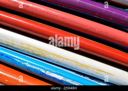 Panneaux à palette superposés Banque D'Images
