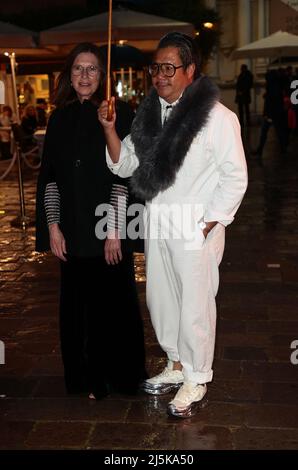 Dîner de gala organisé par Dior pour célébrer l'ouverture de la Biennale d'Art 59th à Venise Banque D'Images