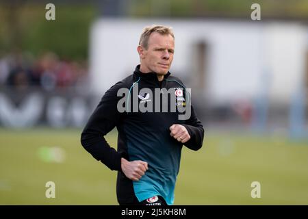 Mark McCall Directeur de Saracens Rugby Banque D'Images