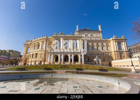 ODESSA, UKRAINE - February17, 2016: Opéra d'Odessa Banque D'Images