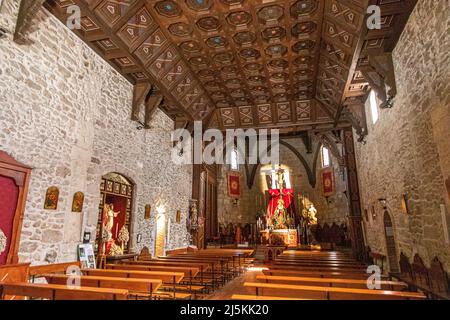 Buitrago del Lozoya, Espagne. À l'intérieur de l'église de Santa Maria del Castillo Buitrago del Lozoya, Espagne. À l'intérieur de l'église de Santa Maria del Castillo