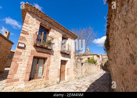 Colegiata Nuestra señora de la Asunción dans le village de Medinaceli, province de Soria, Espagne. Banque D'Images