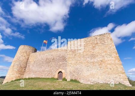 Château de la ville de Medinaceli, province de Soria, Espagne. Banque D'Images