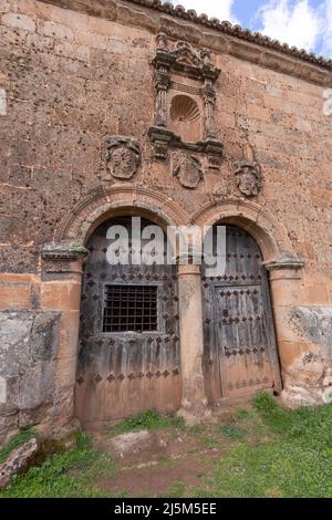 Hermitage de l'Humilladero de la cité médiévale de Medinaceli dans la province de Soria, Espagne. Banque D'Images