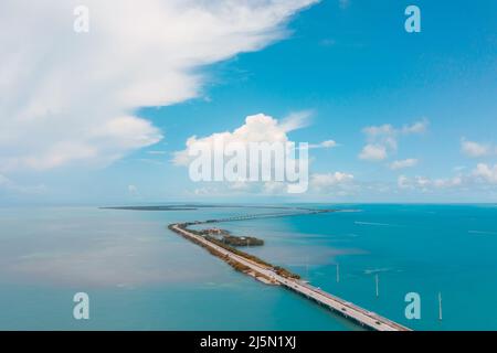 Route vers Key West en Floride Banque D'Images