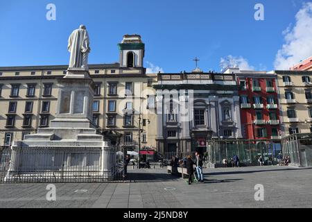 Naples - Piazza Dante Banque D'Images