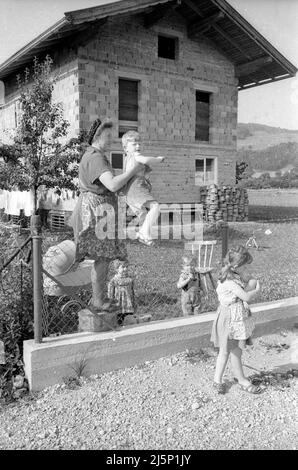 Prison pour enfants à Niederndorf 1967 [traduction automatique] Banque D'Images