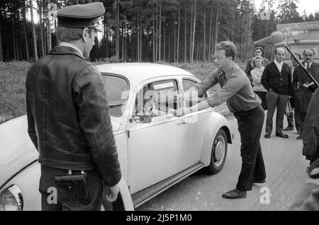 Heinz Rühmann pendant le tournage du film "Die Ente klingelt um halb acht", Constantin film 1968. [traduction automatique] Banque D'Images