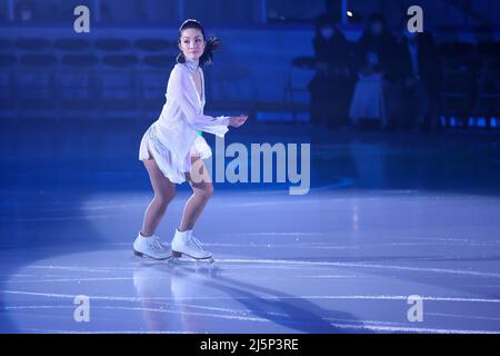 Kyoto, Japon. 23rd avril 2022. Shizuka Arakawa Figure Skating : BLOOM on ICE 2022 à la Kinoshita Academy Kyoto Ice Arena à Kyoto, Japon . Credit: AFLO SPORT/Alay Live News Banque D'Images