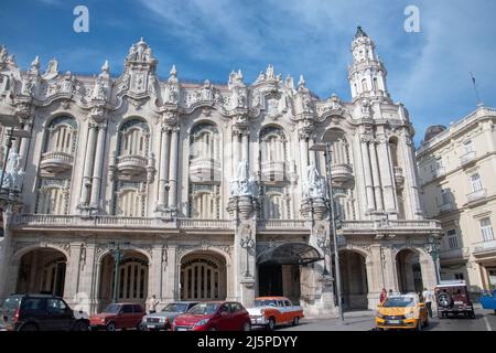 Le Grand Théâtre de la Havane 'Alicia Alonso' , siège du Ballet national de Cuba , est l'une des principales institutions culturelles de la PAC cubaine Banque D'Images