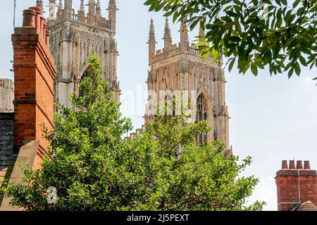 York (Yorkshire, Angleterre) : Minster - Kathedrale : Banque D'Images