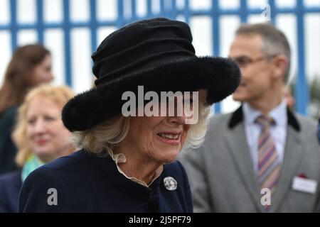 Camilla, la duchesse de Cornwall visite Southend sur la mer Banque D'Images