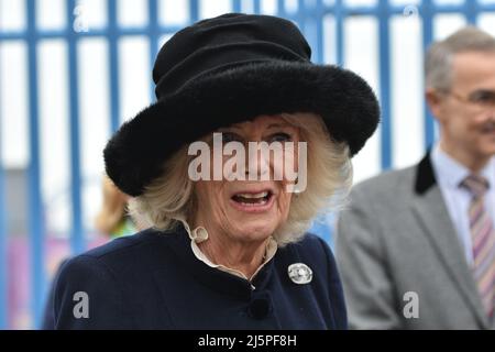 Camilla, la duchesse de Cornwall visite Southend sur la mer Banque D'Images