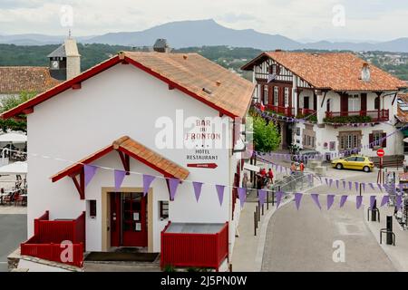 Le village de Bidart dans la région basque, France Banque D'Images