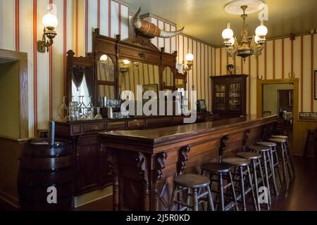 Le bar d'époque Cosmopolitan Hotel dans le parc national de la vieille ville de San Diego Banque D'Images