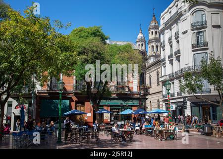 ARGENTINE Buenos Aires - Plaza Dorrego à San Telmo Banque D'Images
