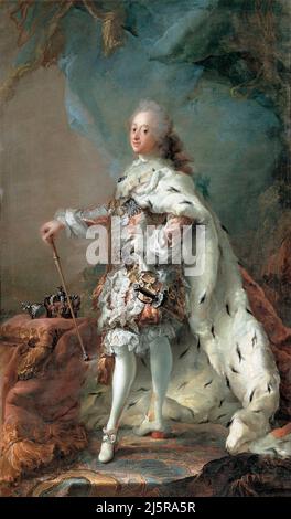 C. G. Pilo. Portrait de Frederick V du Danemark (1723-1766) par l'artiste suédois Carl Gustaf Pilo (1711-1793), huile sur toile, c. 1750 Banque D'Images